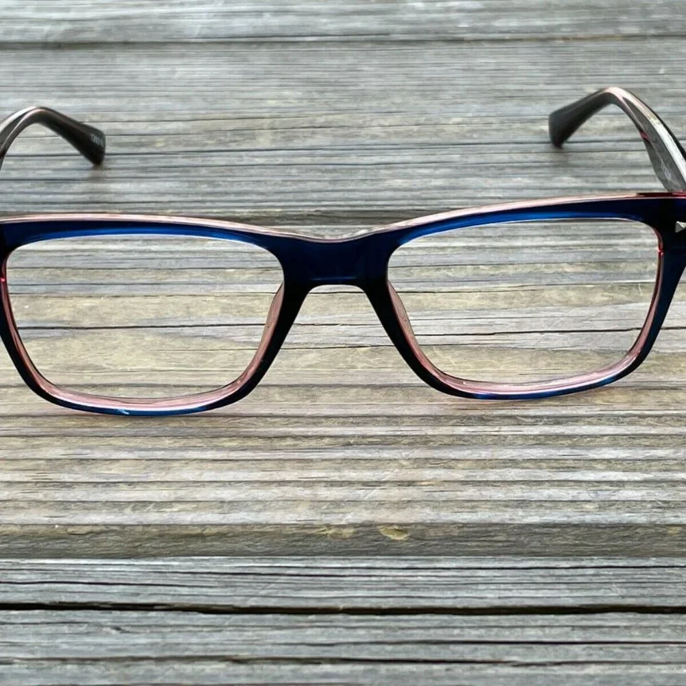Zenni Optical Eyeglasses/sunglasses Frame navy Blue Acetate Glasses Frame